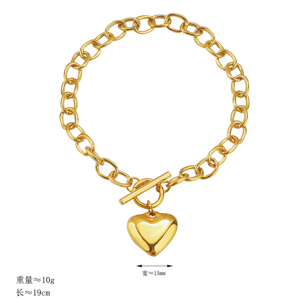 Damen Herzförmiges Armband Shop Nory