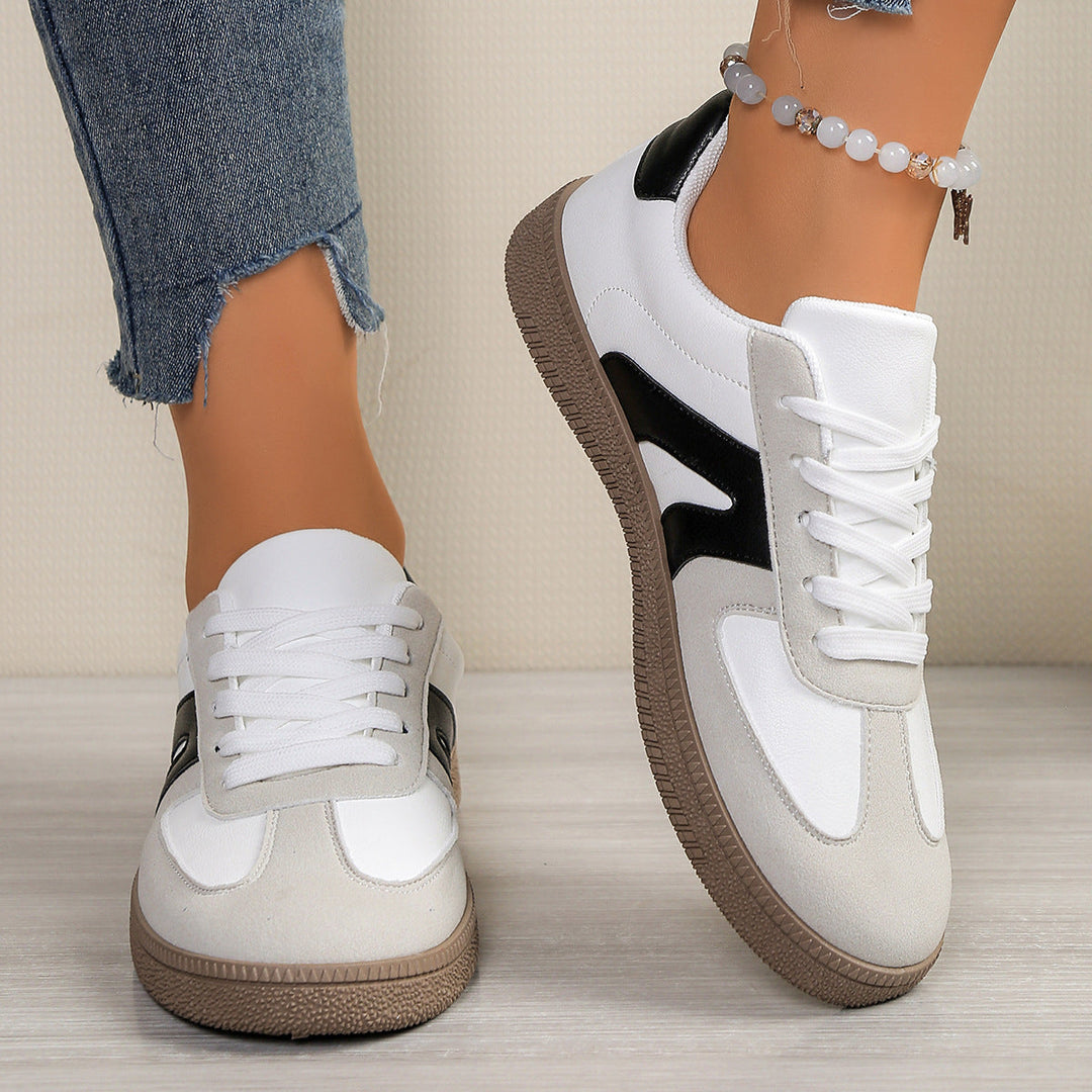 Damen Sneakers im modernen Design mit leicht gepolsterter Laufsohle