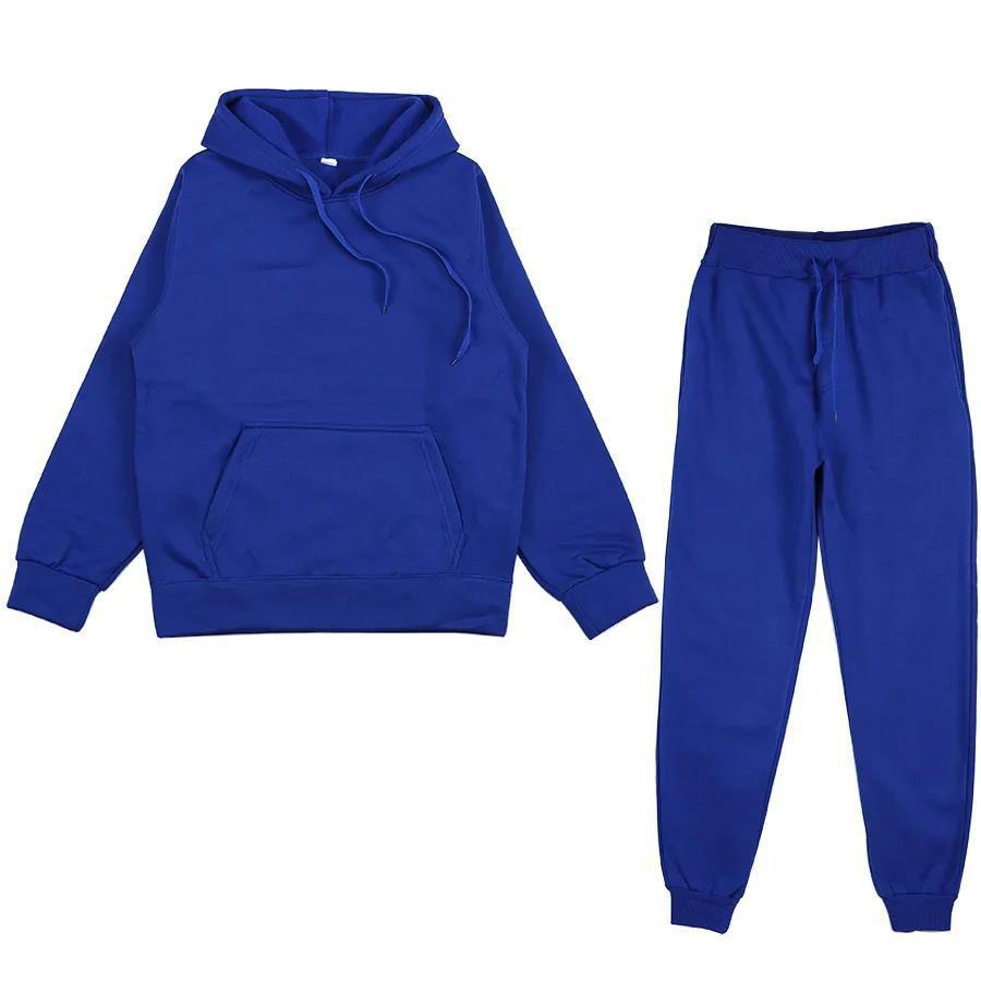 Unisex weiches Lounge-Set mit Oversize-Hoodie, taillenhoher Jogginghose und geripptem Knöchelabschluss Shop Nory