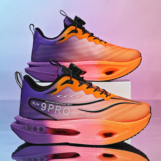 Damen Lauf- und Fitness-Sneaker mit Drehverschluss, Luftkammer-Zwischensohle und atmungsaktivem Strickoberteil Shopy Nory