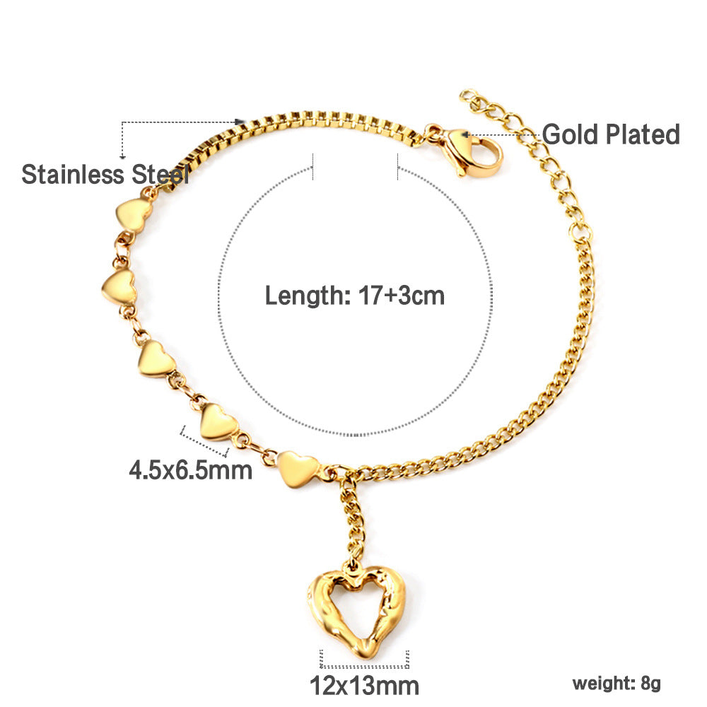 Damen elegante Armkette mit funkelndem Kristall Shop Nory