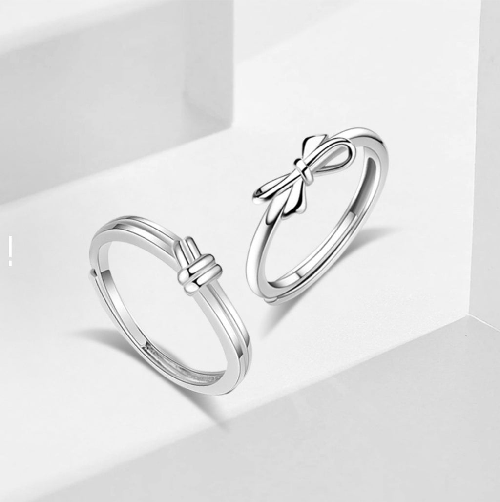 Damen zarter Schmuckring mit kunstvollem Knotendesign Shop Nory