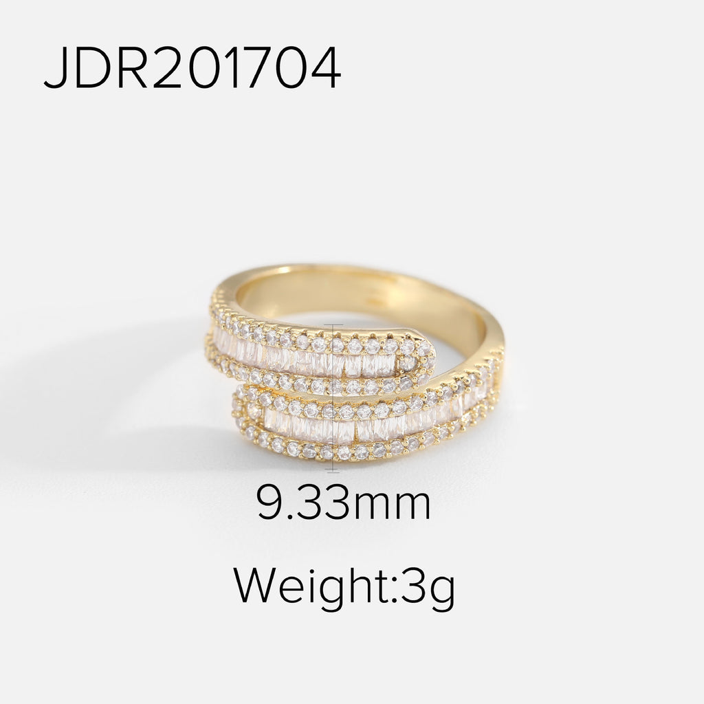 Damen Glitzernder Ring mit elegantem Design Shop Nory
