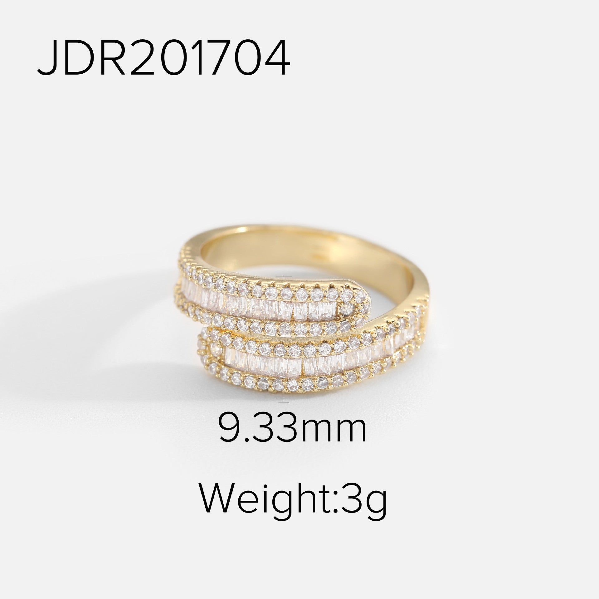 Damen Glitzernder Ring mit elegantem Design Shop Nory