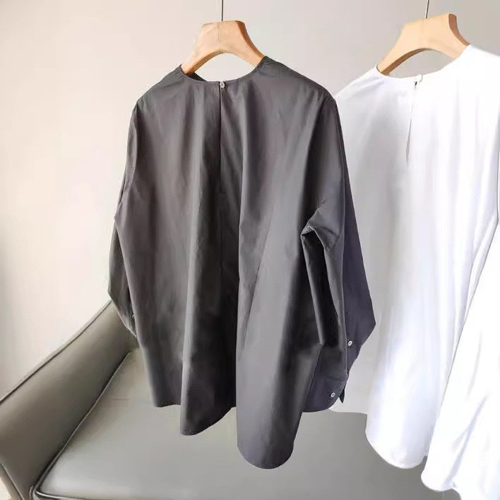 Damen Modische, weit geschnittene Bluse Shop Nory