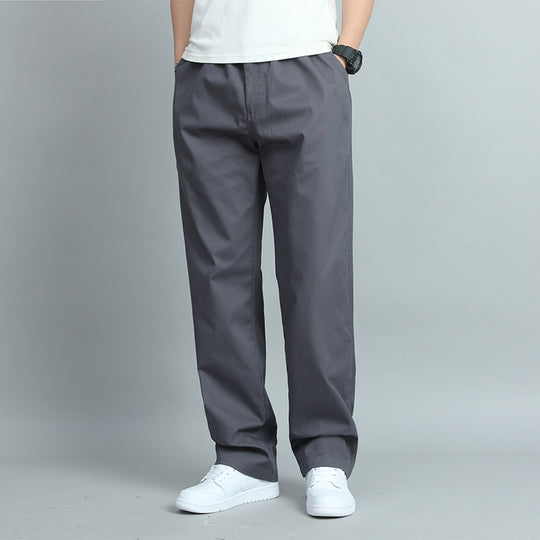 Herren Bequeme Chino-Baumwollhose Shop Nory