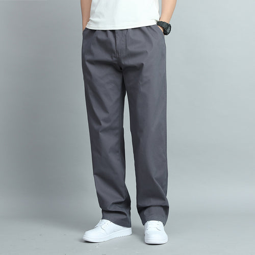 Herren Bequeme Chino-Baumwollhose Shop Nory