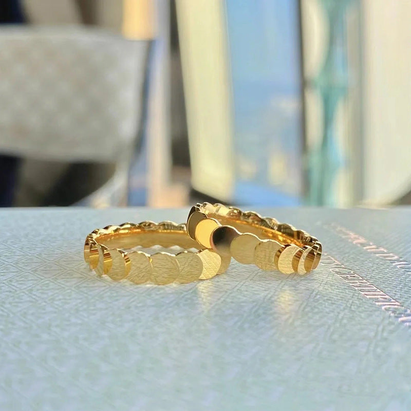 Damen Zierlicher Ring mit geometrischem Design Shop Nory