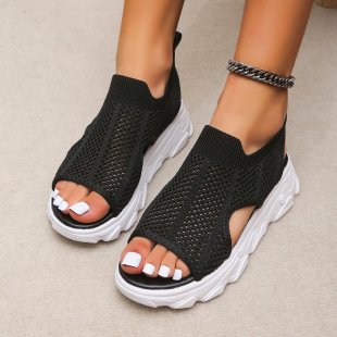 Damen Sportliche Sneakers mit atmungsaktivem Mesh-Obermaterial
