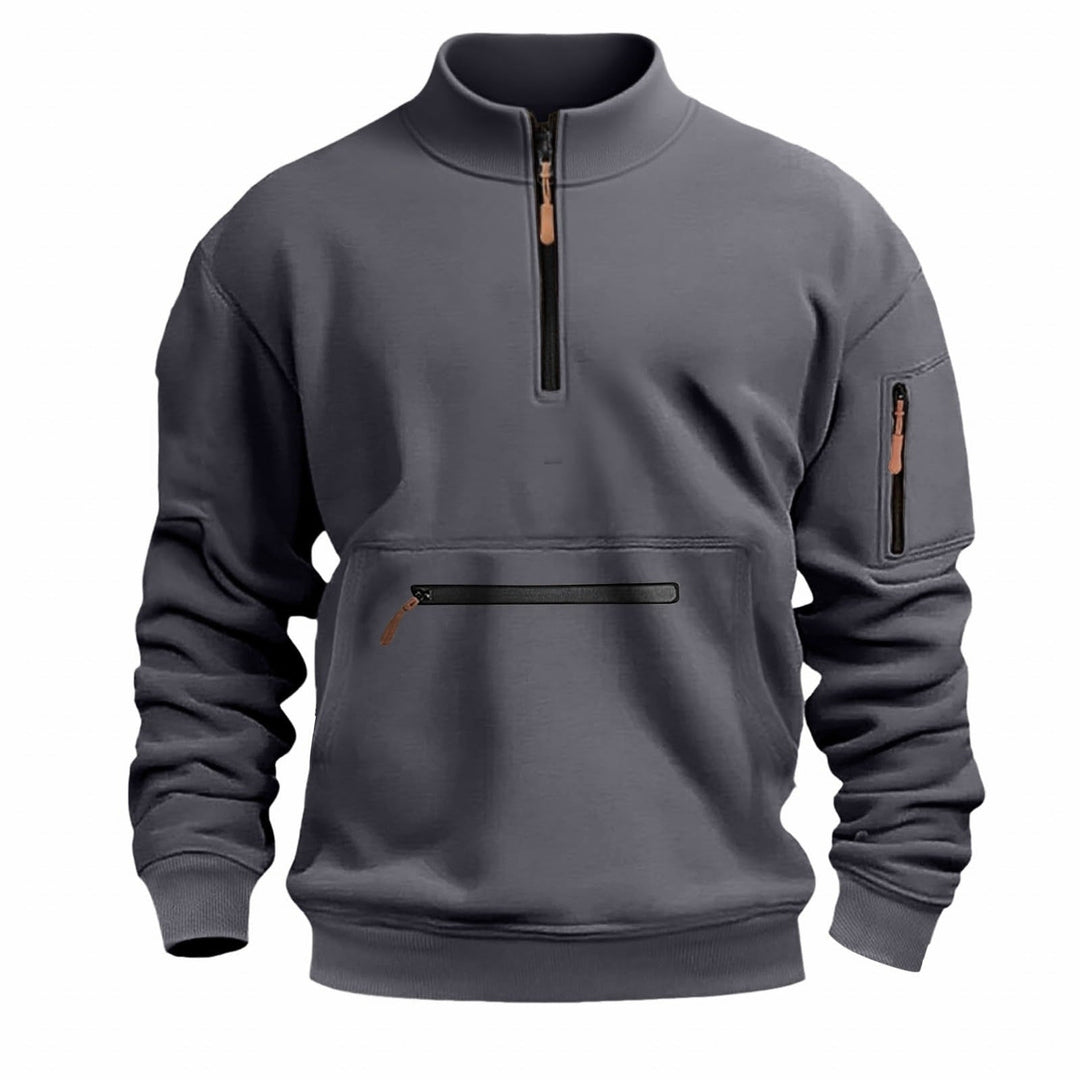 Herren funktionale Sweatshirt mit Reißverschluss
