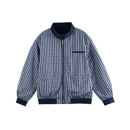 Herren Leichter Nylon-Blouson im Boxy-Cut mit Stehkragen und aufgesetzten Klappentaschen Shop Nory