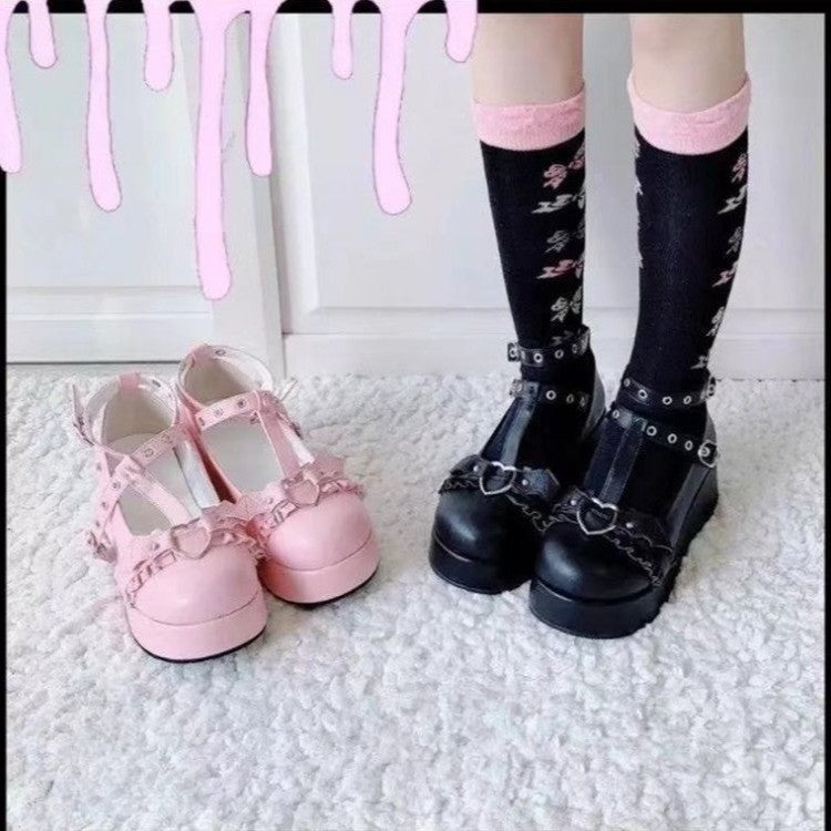 Damen Modische Mary Jane Schuhe mit verstellbaren Riemen und dekorativen Schnallen Shopnory