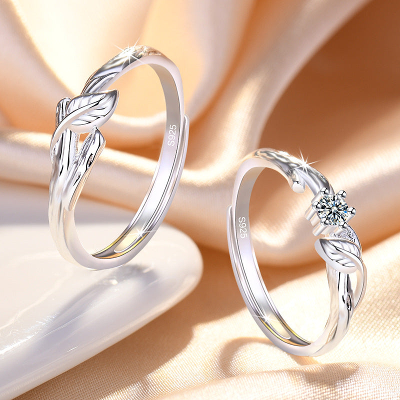 Damenring mit kunstvollem Blattdesign und eleganten Details Shop Nory