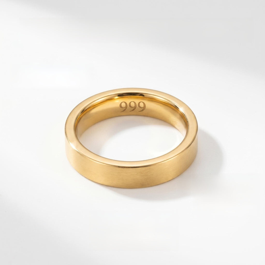 Herren Trauring mit elegantem, matter Oberfläche und minimalistischer Form Shop Nory