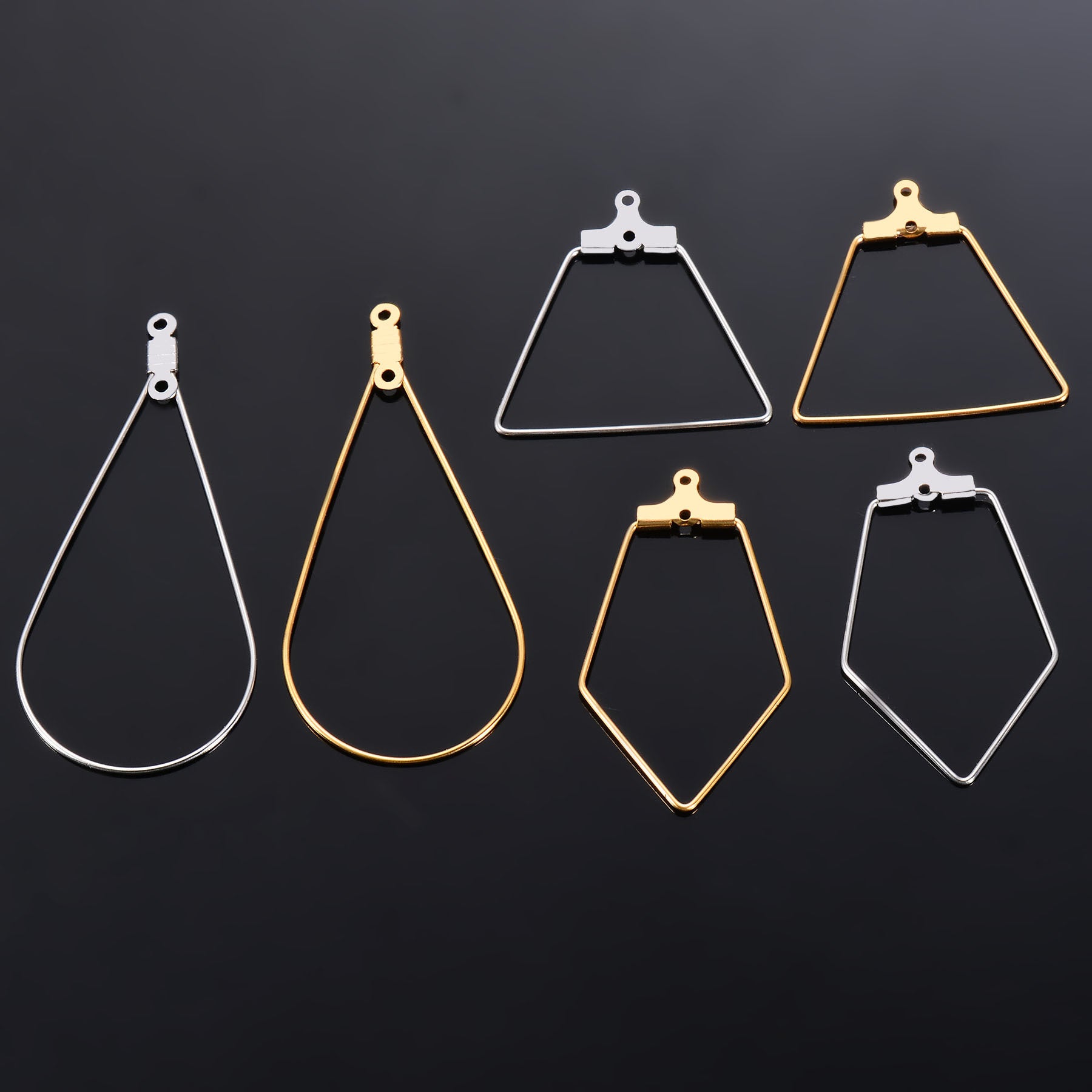 Damen geometrische Ohrringe aus leichtem Metall Shop Nory