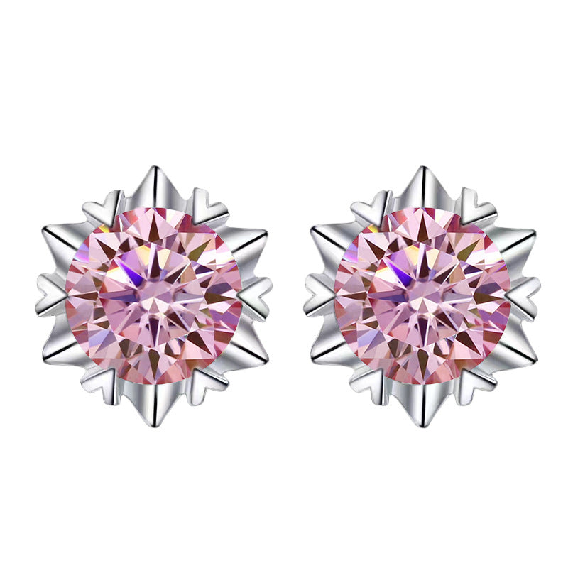 Damen Ohrringe mit funkelndem, sonnensymbol-inspiriertem Design Shop Nory