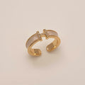 Damen Offener Ring mit exklusivem Design und funkelnden Akzenten Shop Nory