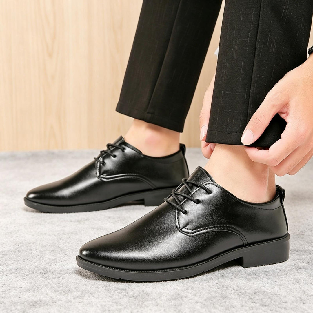 Herren Klassische Lederschnürschuhe Shop Nory