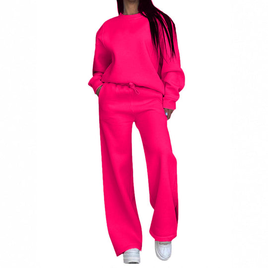 Damen nan lässiges Oversize Sweatshirt und weite Jogginghose Set Shop Nory