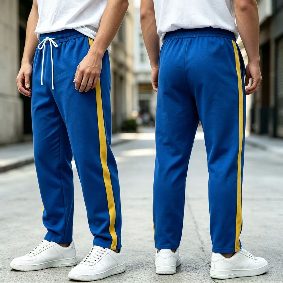 Herren Jogginghose mit seitlichem Kontraststreifen, elastischem Bund und Kordelzug Shop Nory
