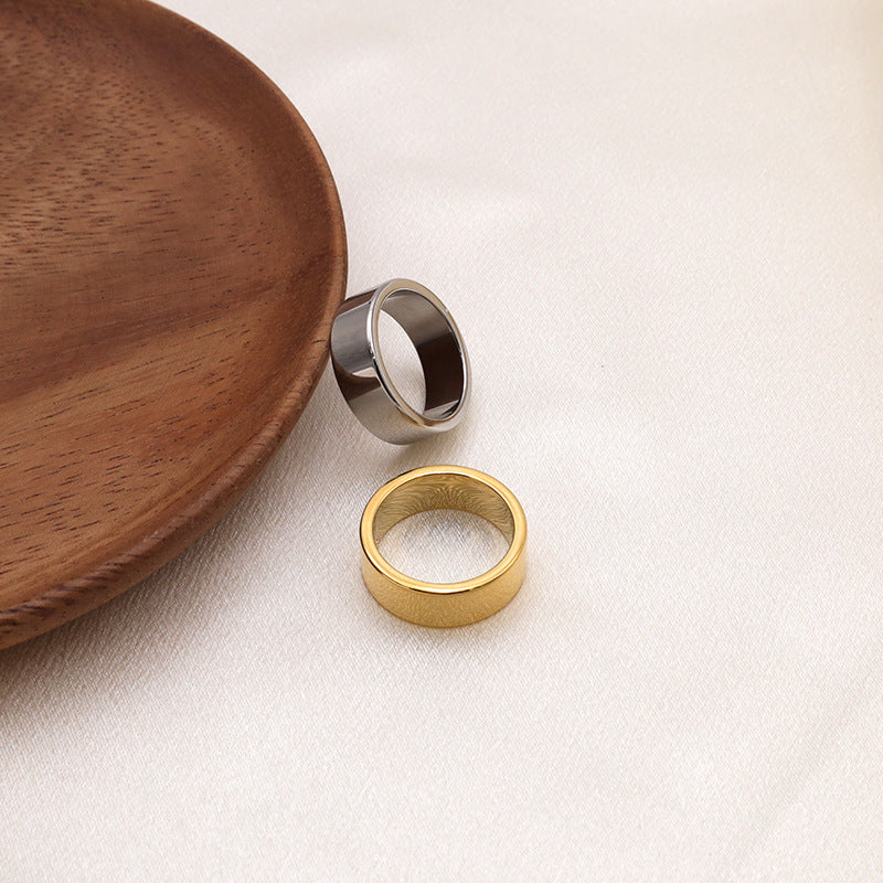 Damen zeitloser und eleganter Ring in mattem Design Shop Nory