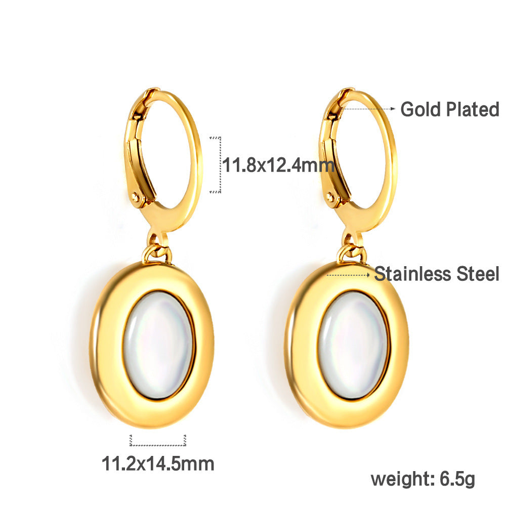 Damen Ohrhänger mit elegantem Design und schimmernden Perlen Shop Nory