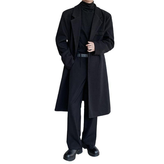 Herren Eleganter Wollmantel Shop Nory