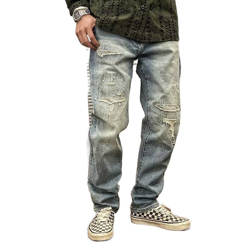 Herren Trendige Distressed Jeans Shop Nory
