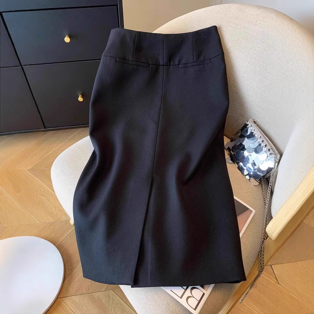 Damen Eleganter Bleistiftrock mit Reißverschluss Shop Nory
