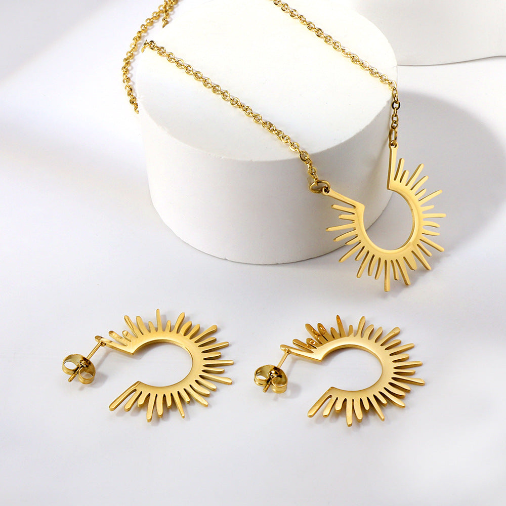 Damen Schmuckset mit großflächigen Anhängern Shop Nory