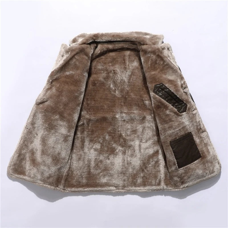 Herren Elegante Lammfelljacke mit modernem Schnitt Shop Nory