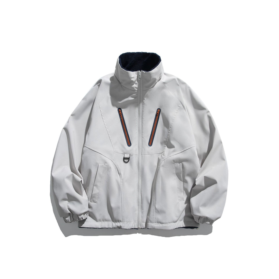 Unisex Technische Softshelljacke mit Fleece-Innenfutter und vertikalen Brustreißverschlüssen Shop Nory