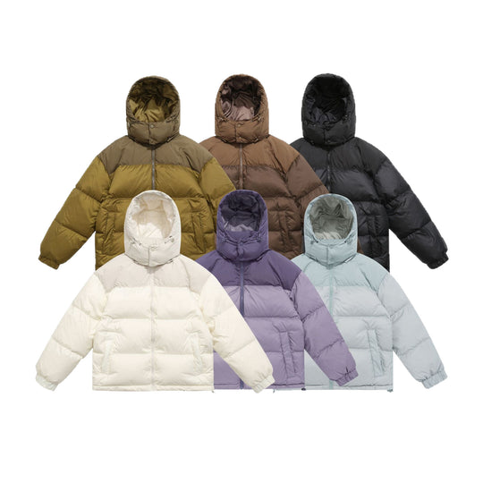 Herren Kurzboxy Steppjacke mit hoher Kapuze, Zugkordel und elastischen Ärmelbündchen Shop Nory