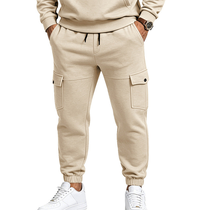 Herren Cargo-Jogginghose mit aufgesetzten Klappentaschen und elastischem Bündchen Shop Nory