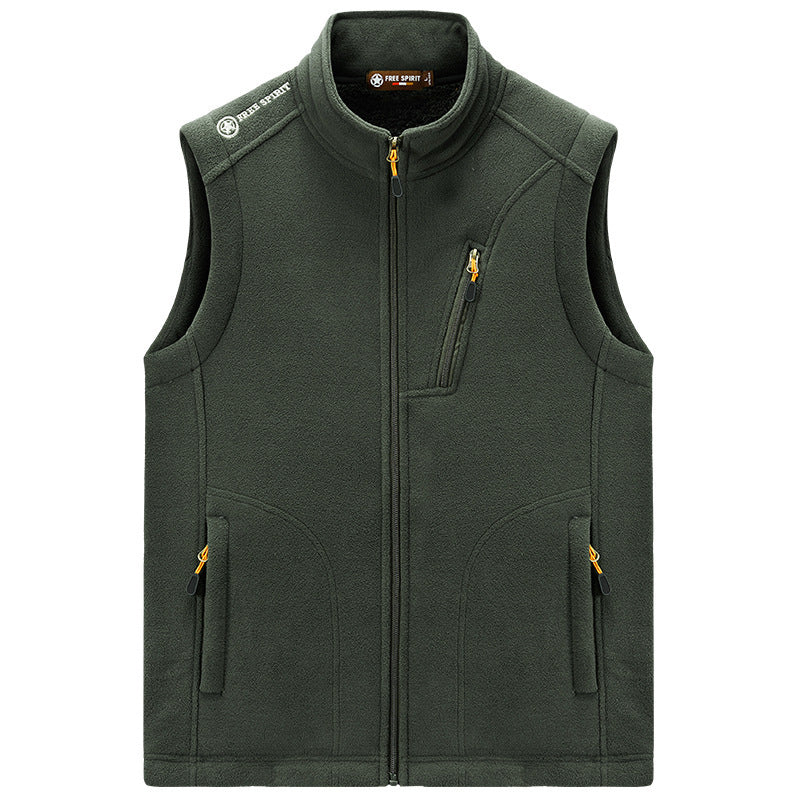 Herren Fleece-Thermoweste mit Organizer-Brusttasche und windhemmender Struktur Shop Nory