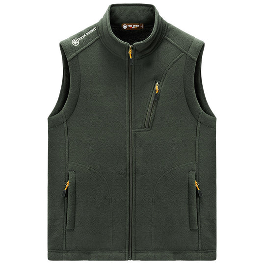 Herren Fleece-Thermoweste mit Organizer-Brusttasche und windhemmender Struktur Shop Nory