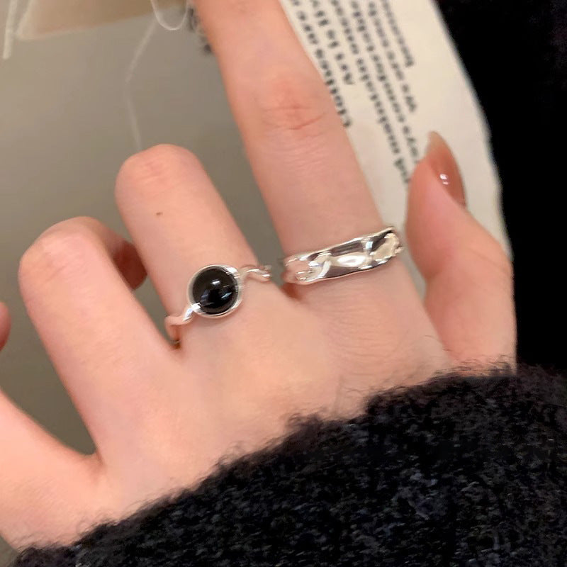 Damen offener Ring mit einzigartigem geschwungenem Design Shop Nory