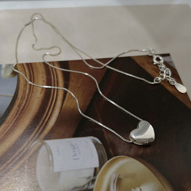 Damen feine Halskette mit herzförmigem Anhänger Shop Nory