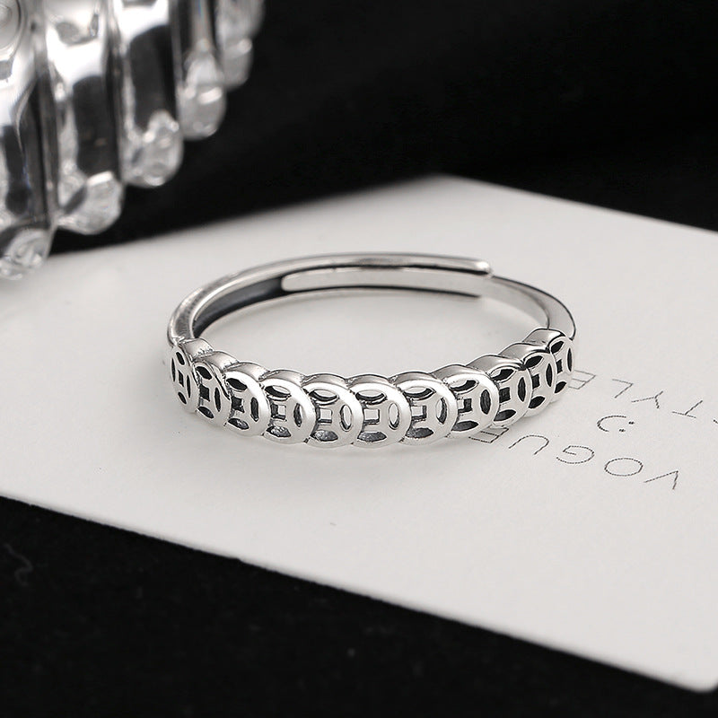 Damen Ring mit filigranem, durchbrochenem Design und hochwertiger Oberfläche Shop Nory