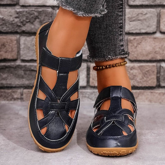 Damen Komfortable Freizeitschuhe mit verstellbarem Riemen
