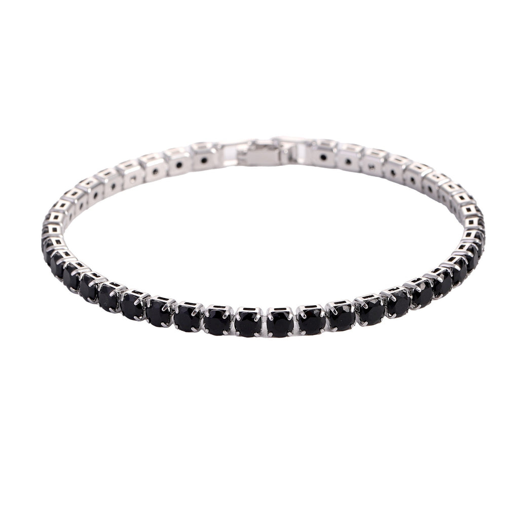 Zierliches Tennisarmband mit Funkelnden Zirkonia In Krappenfassung