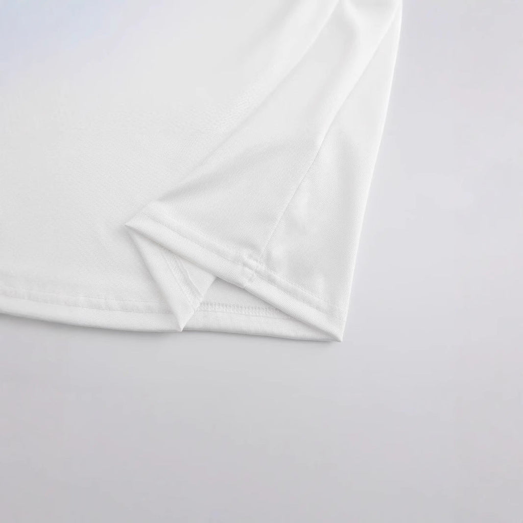 Damen Crop-Shirt mit kreativem Cowboy-Statement
