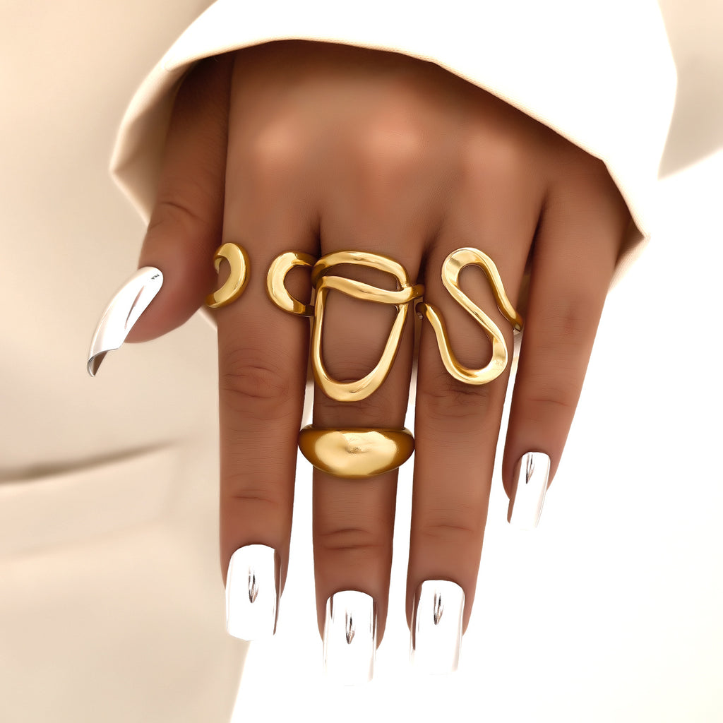 Damen Ring-Set mit modernen und einzigartigen Designs Shop Nory