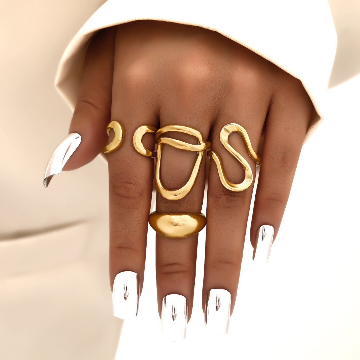 Damen Ring-Set mit modernen und einzigartigen Designs Shop Nory