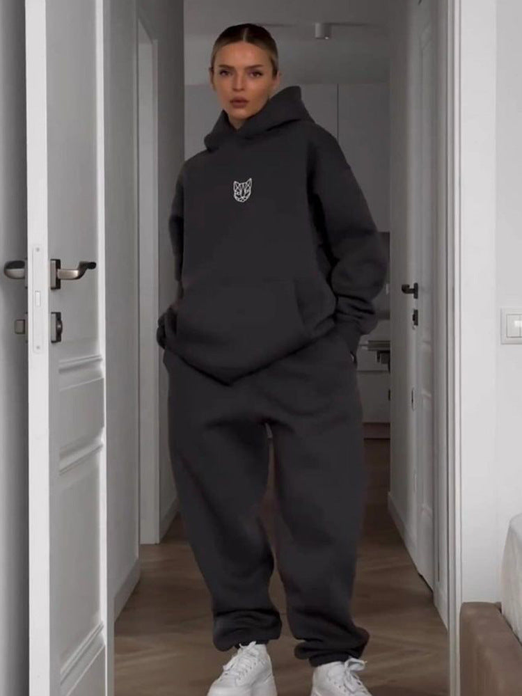 Damen Oversized Hoodie mit lässigen Hosen