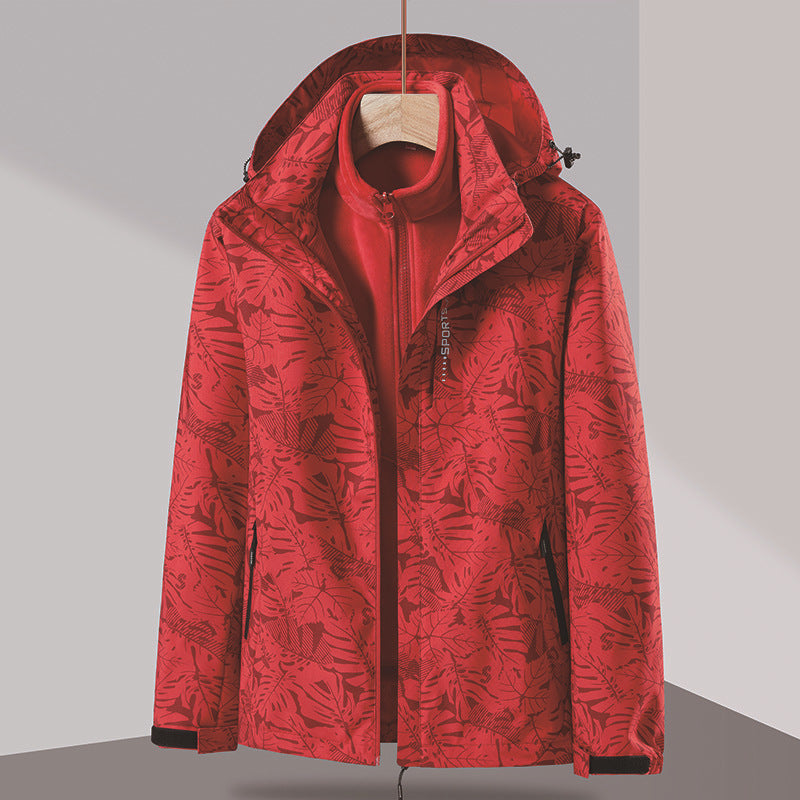 Herren Multifunktionale Übergangsjacke mit Reißverschluss Shop Nory