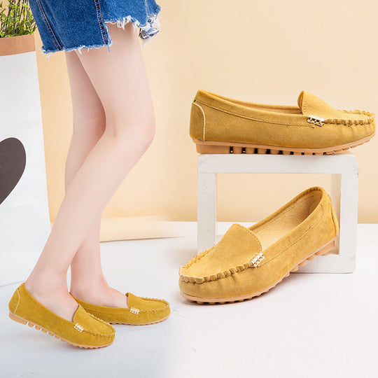 Damen Mokassin Slipper mit flexibler Sohle und modischem Design