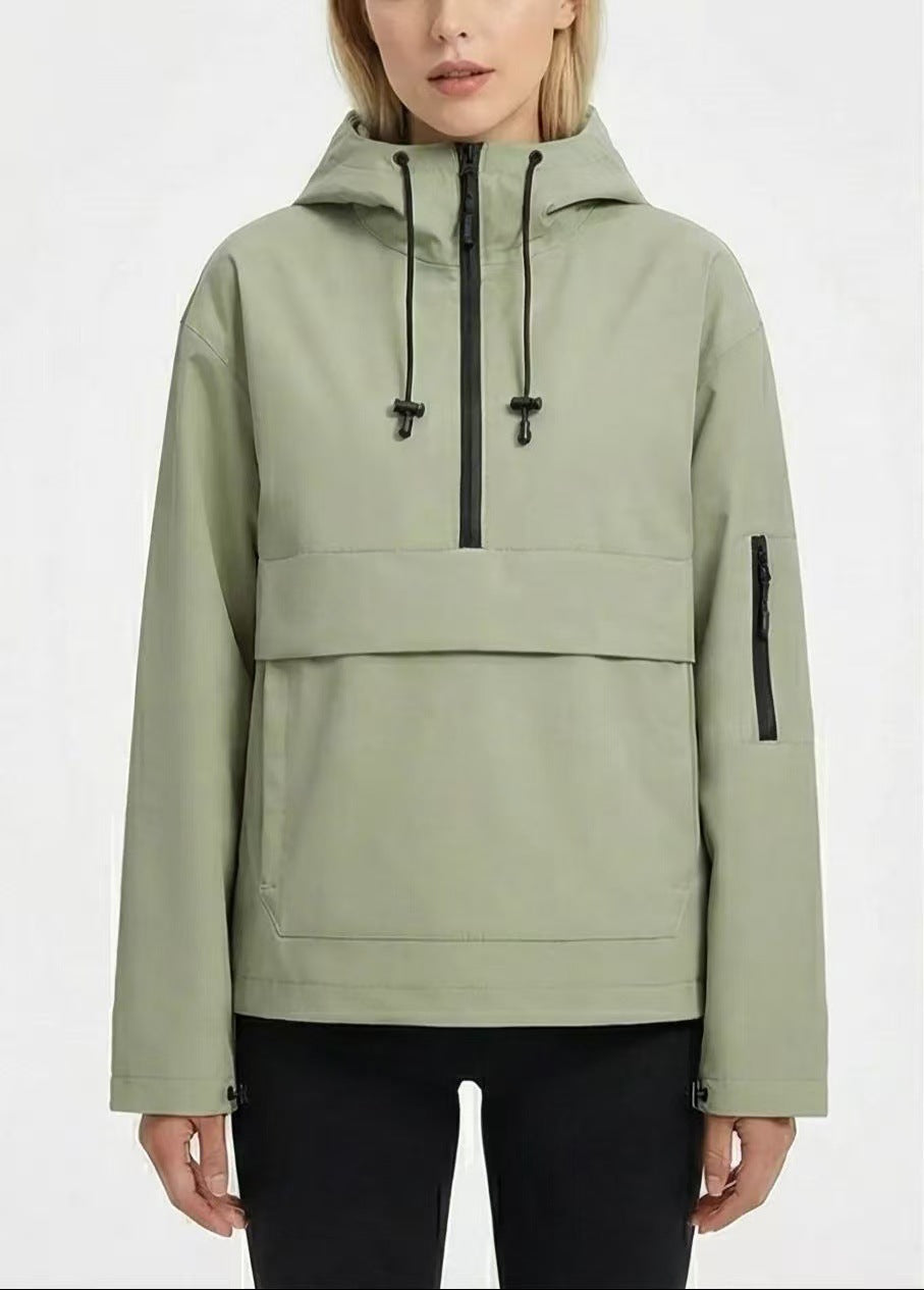 Damen Funktionale Kapuzenjacke