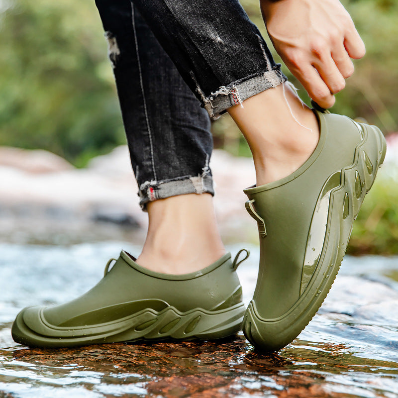Herren Robuste wasserdichte Outdoor‑Clogs aus Vollgummi mit griffiger Profilsohle Shop Nory
