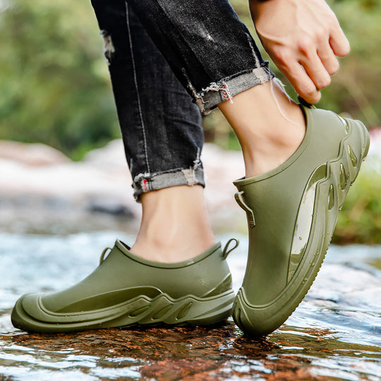 Herren Robuste wasserdichte Outdoor‑Clogs aus Vollgummi mit griffiger Profilsohle Shop Nory